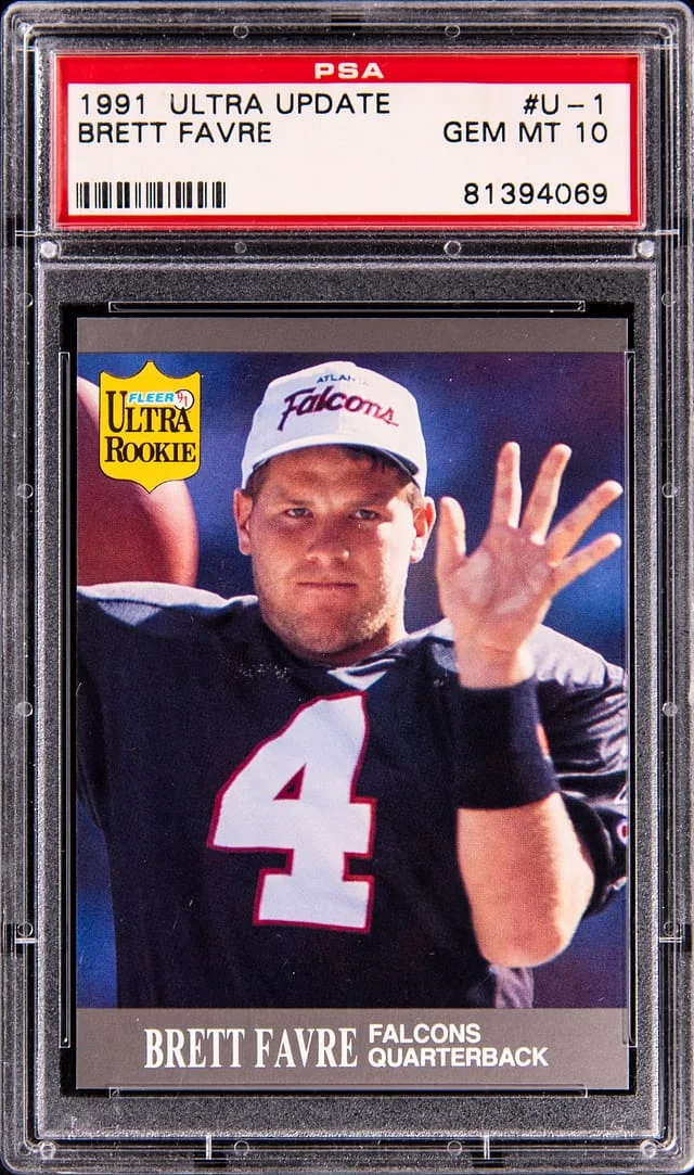 1991 Fleer Ultra Brett Favre Update #U-1 card image