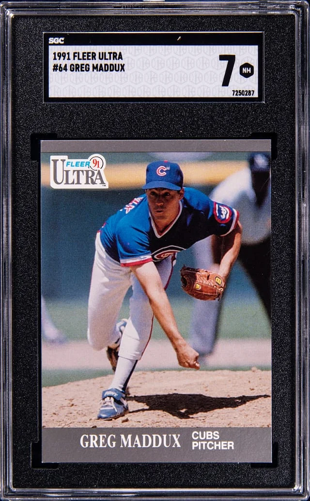 1991 Fleer Ultra Greg Maddux #64 card image