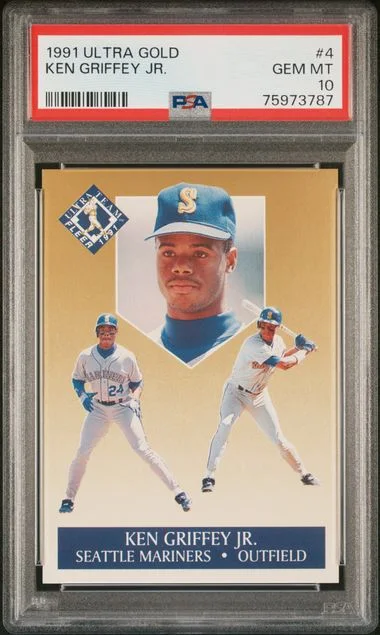 1991 Fleer Ultra Ken Griffey Jr. Gold #4 card image