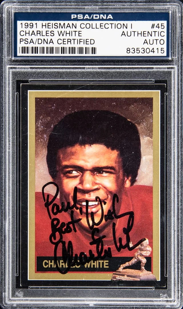1991 Heisman Collection Charles #45 card image