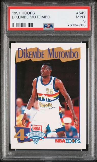 1991 Hoops Dikembe Mutombo #549 card image
