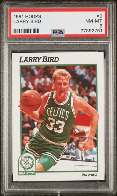 1991 Hoops Larry Bird #9 card image