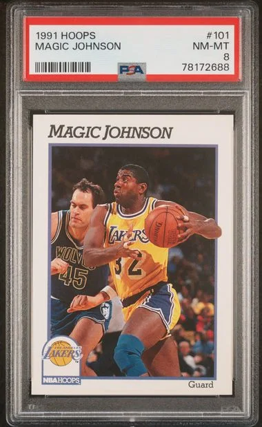 1991 Hoops Magic Johnson #101 card image