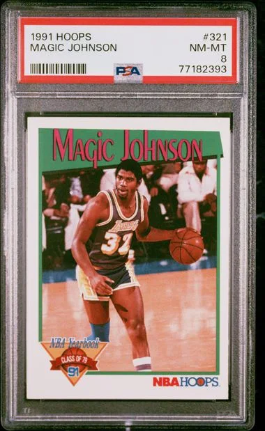 1991 Hoops Magic Johnson #321 card image