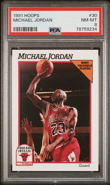 1991 Hoops Michael Jordan #30 card image
