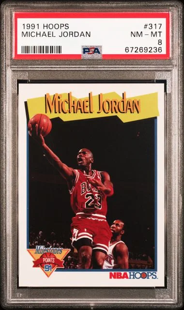 1991 Hoops Michael Jordan #317 card image