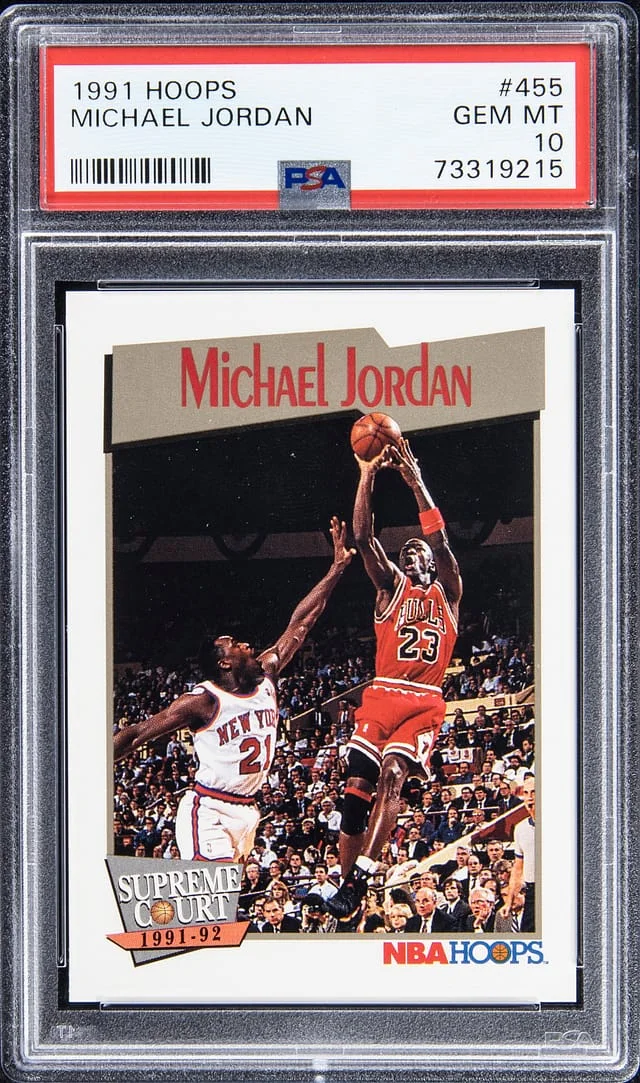 1991 Hoops Michael Jordan #455 card image