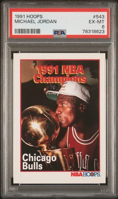 1991 Hoops Michael Jordan #543 card image