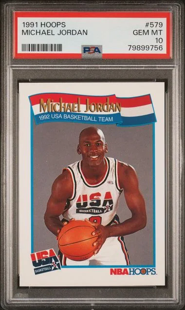 1991 Hoops Michael Jordan #579 card image
