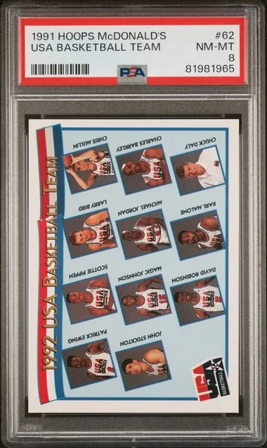 1991 Hoops USA Basketball Team Mcdonald's #62 card image