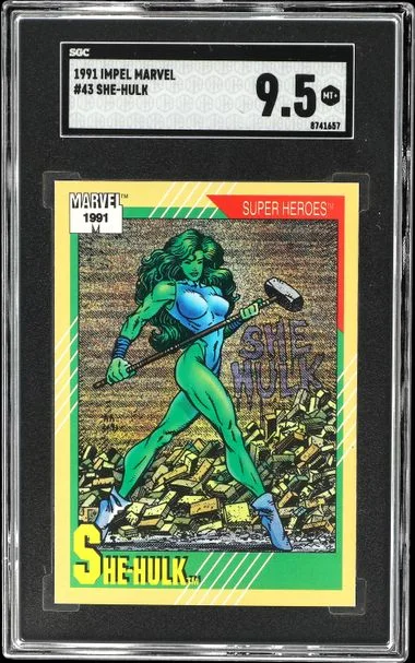1991 Impel Marvel She-Hulk #43 card image