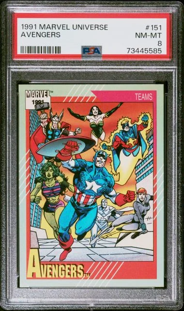 1991 Impel Marvel Universe Avengers #151 card image
