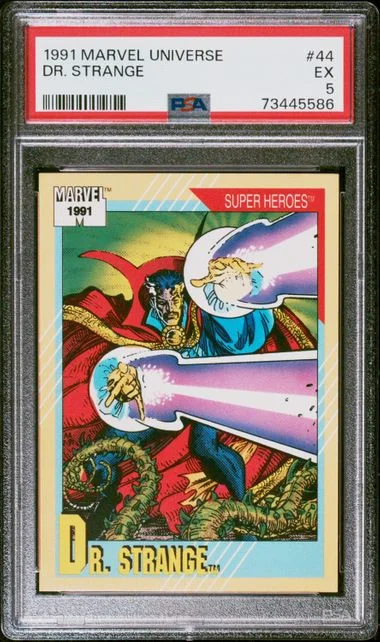 1991 Impel Marvel Universe Dr. Strange #44 card image