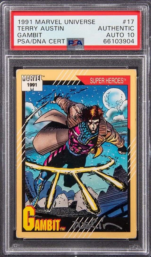1991 Impel Marvel Universe Gambit #17 card image