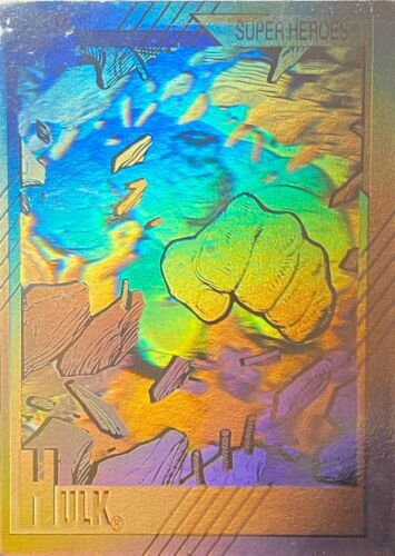 1991 Impel Marvel Universe Series II Hulk Holograms #H-2 card image