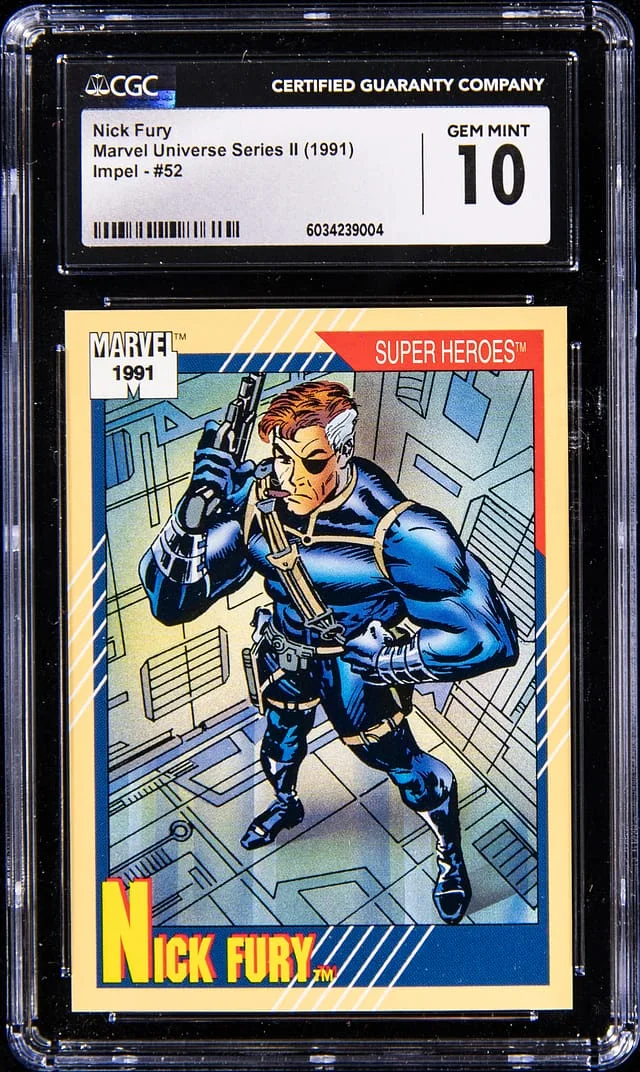 1991 Impel Marvel Universe Series II Nick Fury #52 card image
