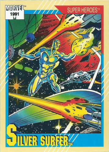 1991 Impel Marvel Universe Series II Silver Surfer #45 card image
