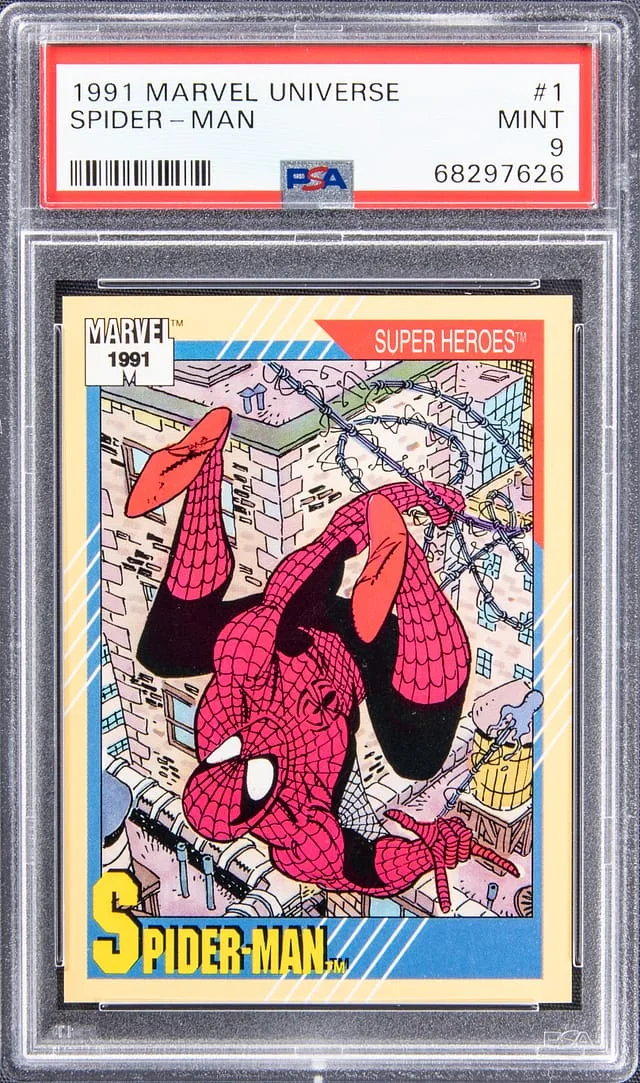 1991 Impel Marvel Universe Spider-Man #1 card image
