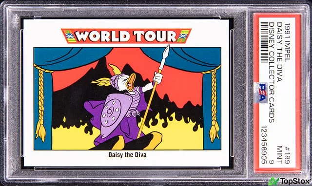 1991 Impel World Tour Disney Collector Cards Daisy The Diva #189 card image