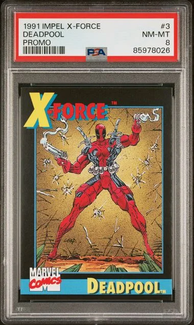 1991 Impel X-Force Promo Deadpool #3 card image