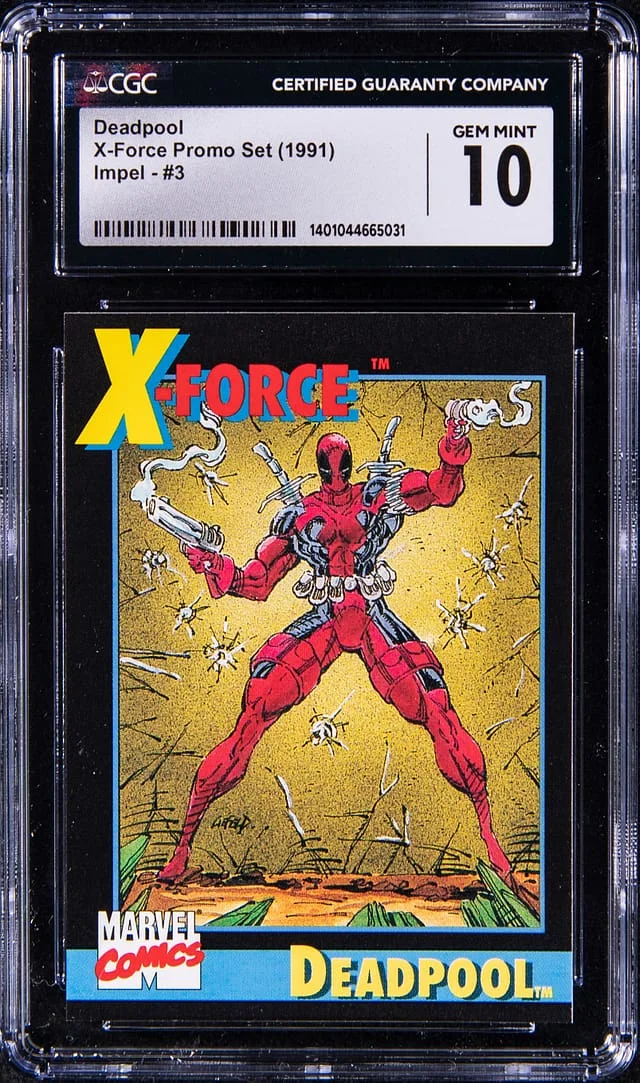 1991 Impel X-Force Promo Set Deadpool #3 card image