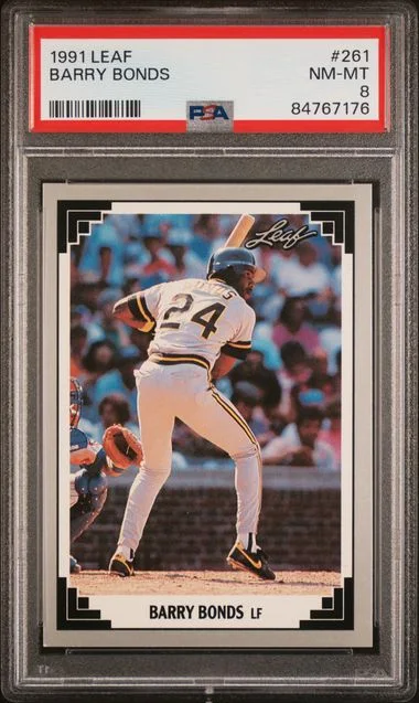 1991 Leaf Barry Bonds #261 card image