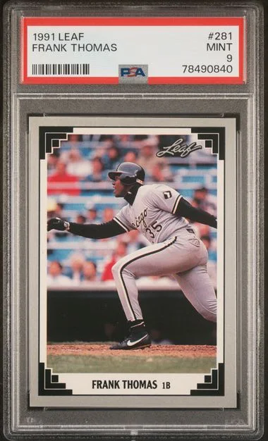 1991 Leaf Frank Thomas #281 card image