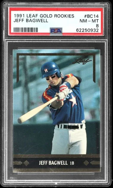 1991 Leaf Jeff Bagwell Gold Rookies #BC14 card image