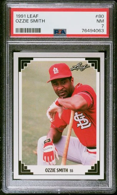 1991 Leaf Ozzie Smith #80 card image