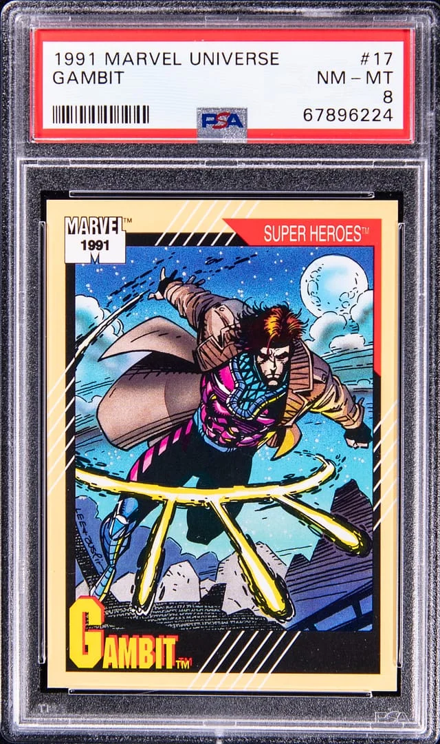 1991 Marvel Universe Gambit #17 card image