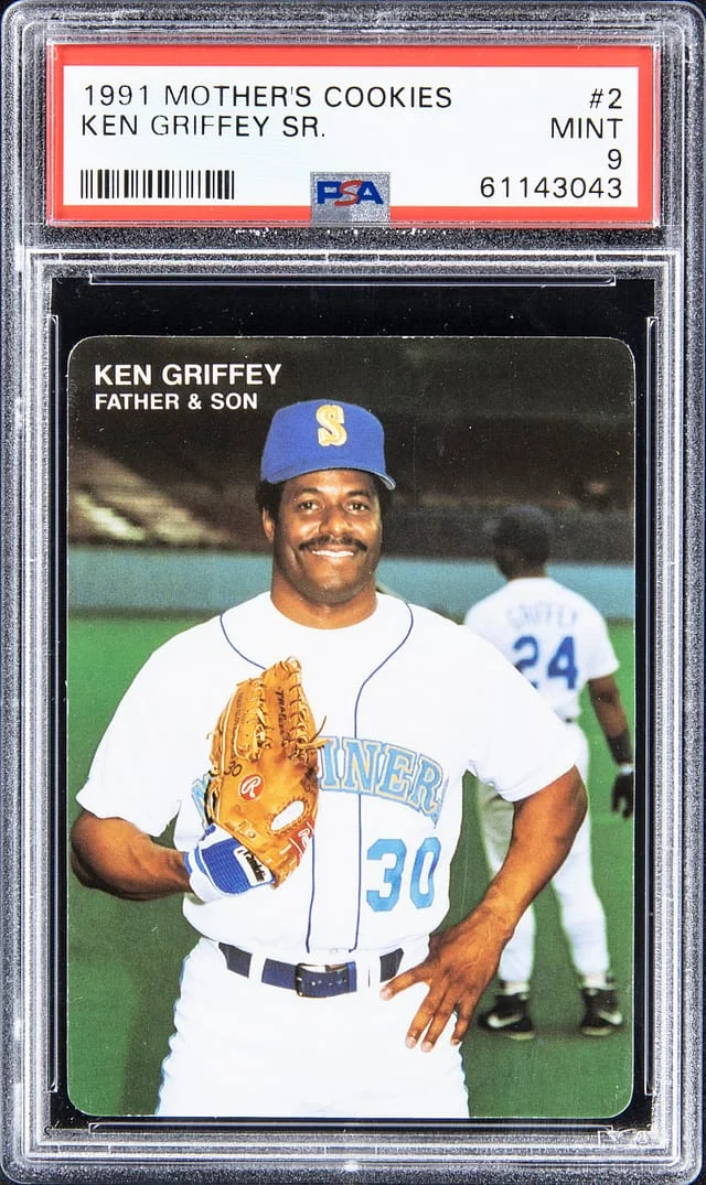 1991 Mother's Cookies Ken Griffey Sr. #2 card image