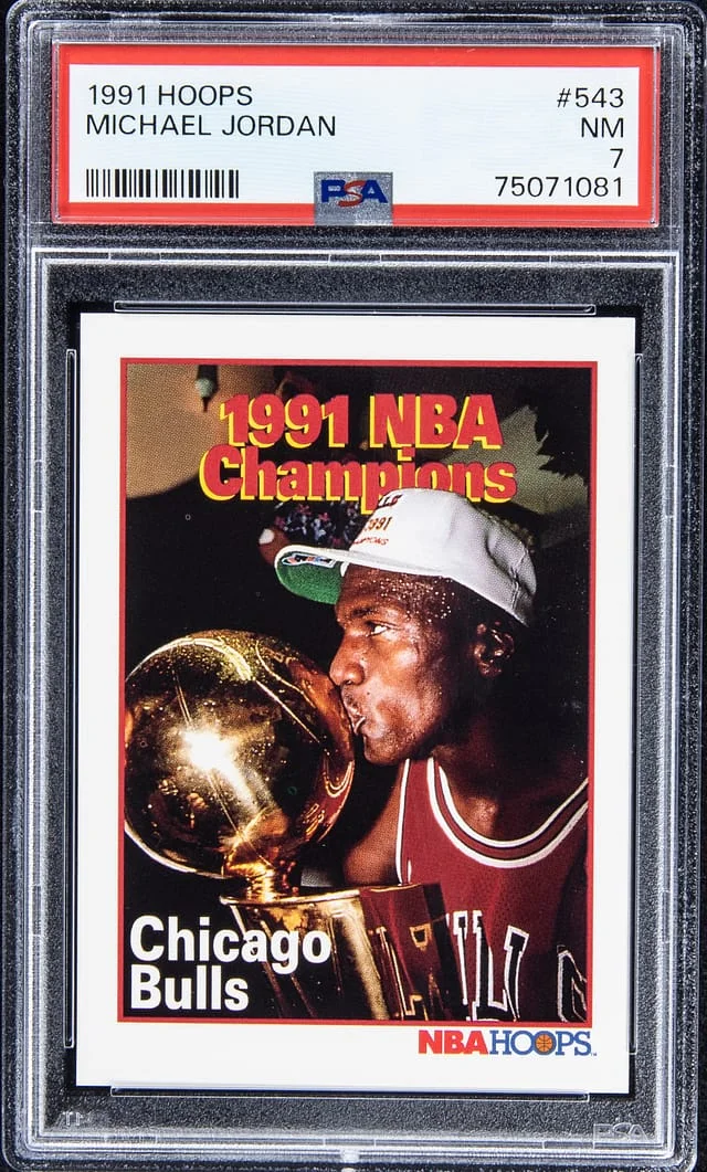 1991 NBA Hoops Michael Jordan #543 card image