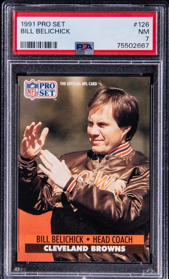 1991 NFL Pro Set Bill Belichick #126 card image