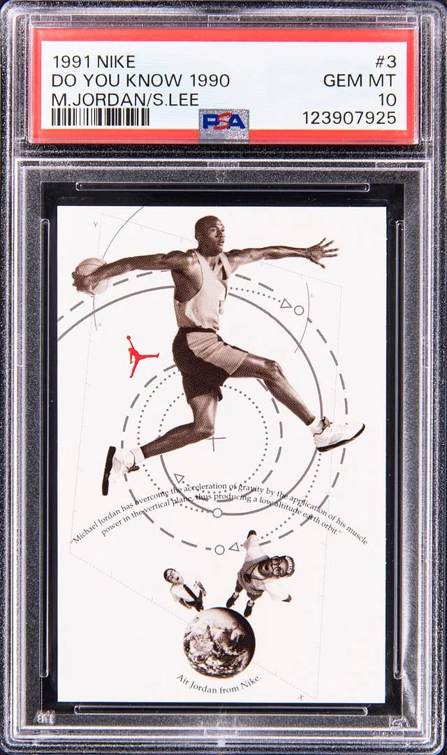 1991 Nike Do You Know, Michael Jordan/Spike Lee #6 card image