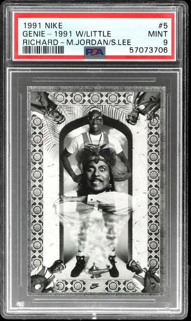 1991 Nike Genie 1991, Michael Jordan/Spike Lee/Little Richard #5 card image