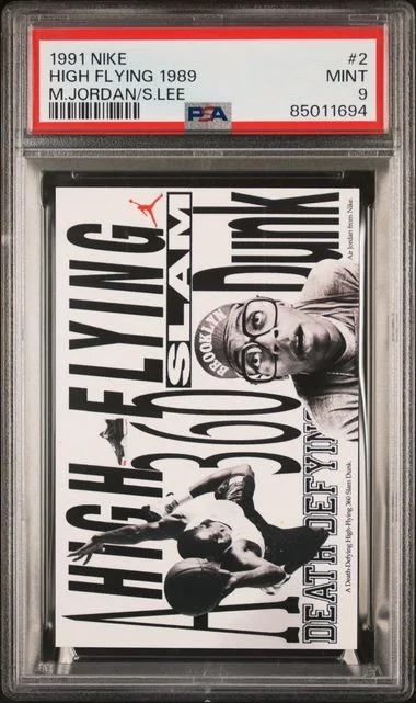 1991 Nike High Flying 1989 Michael Jordan/Spike Lee #2 card image