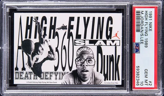 1991 Nike High Flying Michael Jordan/Stan Lee #1989 card image