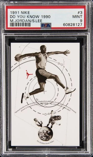 1991 Nike Michael Jordan/Spike Lee Do You Know '90 #3 card image