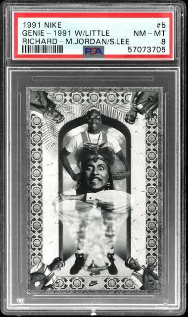 1991 Nike Michael Jordan/Spike Lee Genie 1991 With Little Richard #5 card image