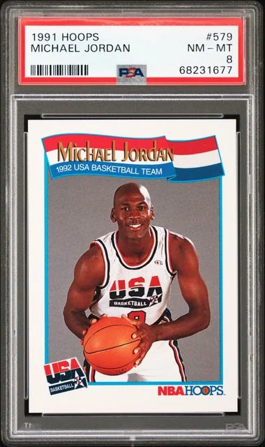 1991 Panini Hoops Michael Jordan #579 card image