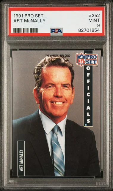 1991 Pro Set Art Mcnally #352 card image