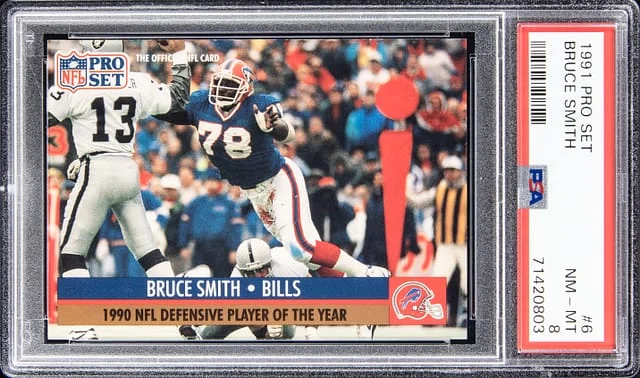 1991 Pro Set Bruce Smith #6 card image
