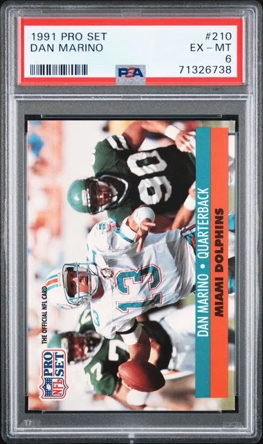 1991 Pro Set Dan Marino #210 card image
