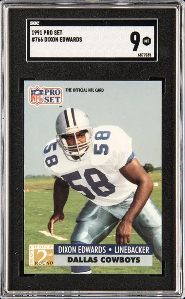1991 Pro Set Dixon Edwards #766 card image