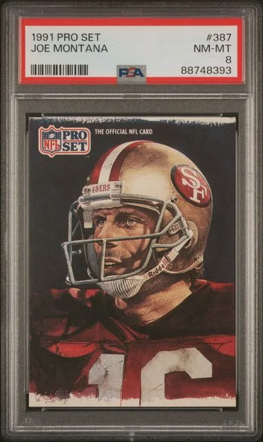 1991 Pro Set Joe Montana #387 card image