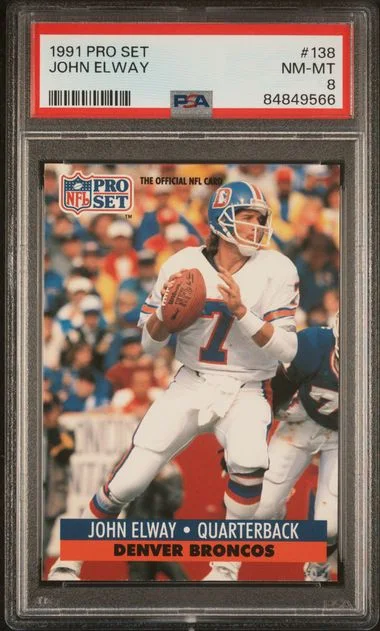 1991 Pro Set John Elway #138 card image