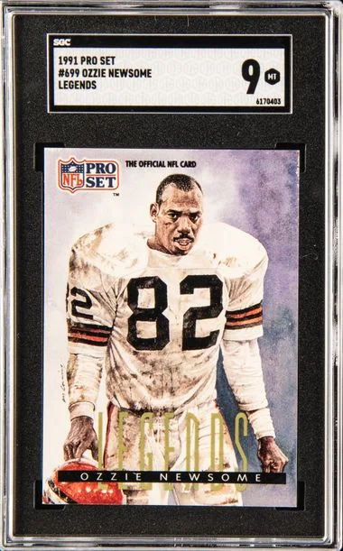 1991 Pro Set Legends Ozzie Newsome #699 card image