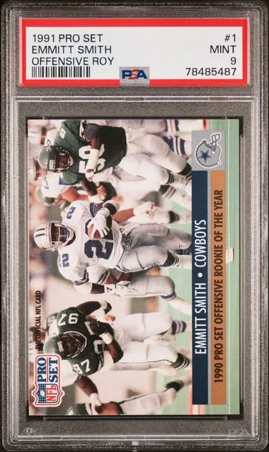 1991 Pro Set Offensive Roy Emmitt Smith #1 card image