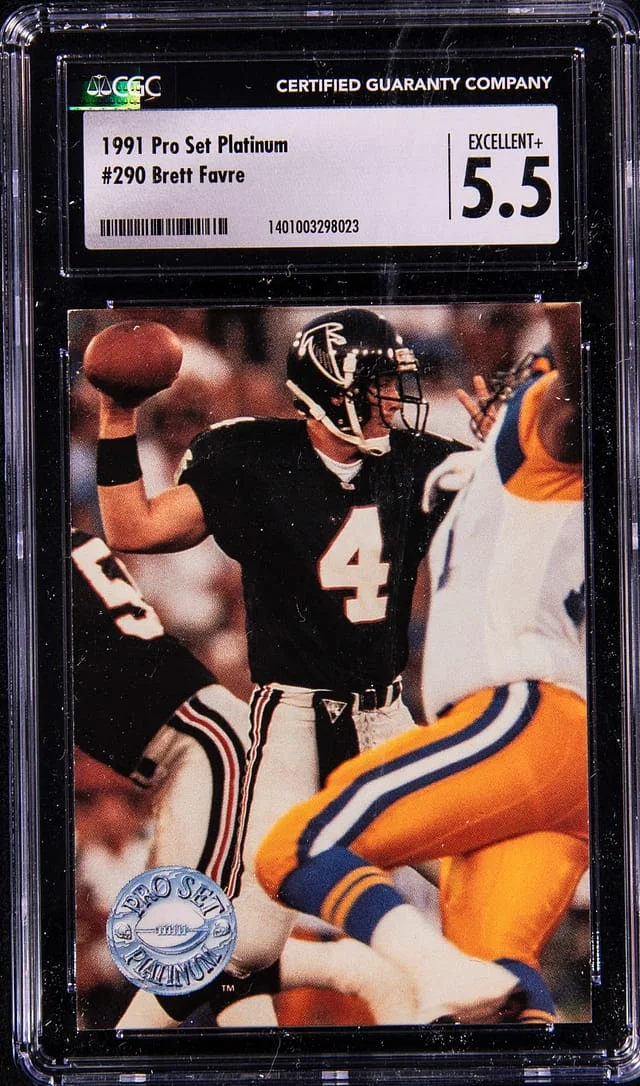 1991 Pro Set Platinum Brett Favre #290 card image