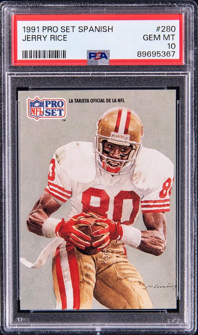 1991 Pro Set Spanish Jerry Rice #280 card image